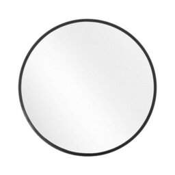 Living And Home Black Round Wall Mirror Diameter 60Cm - thumbnail 4