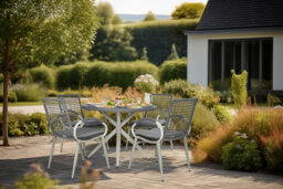 Bravich Nissi Outdoor 5-Piece Rattan Dining Set - thumbnail 9