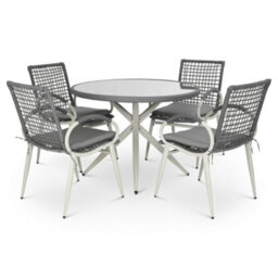 Bravich Nissi Outdoor 5-Piece Rattan Dining Set - thumbnail 8
