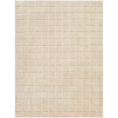 Livabliss Our Pnw Home Cascade-Modern Beige Brown Graphic High Pile Living Dining Bedroom Rug 160 X 213 Cm Easy Care, Non Shedding - image 1