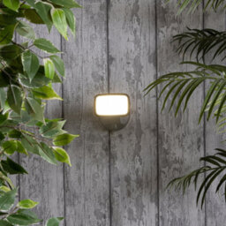 Litecraft Alma Dark Grey Outdoor Led Wall Flood Light - thumbnail 1