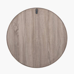 Pacific Lifestyle Natural Wood Veneer Deep Edge Round Wall Mirror Large - thumbnail 6