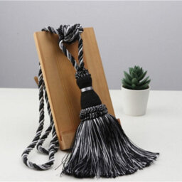 Pair Orange Tassel Rope Curtain Tiebacks Tie Backs Holdbacks Decorative Window Drapes - thumbnail 7
