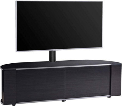 "Mda Designs Sirius 1600 Black With Beamthru Remote-Friendly Doors For Flat Screen Tvs Up To 65"" With Mounting Bracket" - image 1