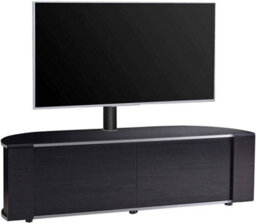 "Mda Designs Sirius 1600 Black With Beamthru Remote-Friendly Doors For Flat Screen Tvs Up To 65"" With Mounting Bracket" - thumbnail 1