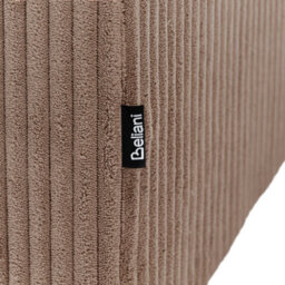 Beliani Ottoman Lemvig Corduroy Sand Beige - thumbnail 8