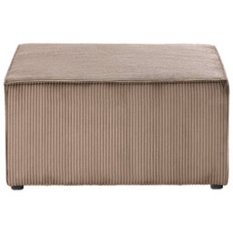 Beliani Ottoman Lemvig Corduroy Sand Beige - thumbnail 5
