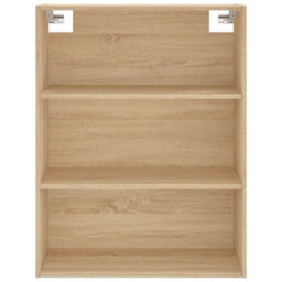 Berkfield Highboard Sonoma Oak 69.5X34X180 Cm Engineered Wood - thumbnail 6