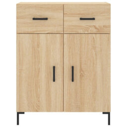 Berkfield Highboard Sonoma Oak 69.5X34X180 Cm Engineered Wood - thumbnail 8