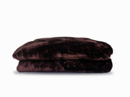 Pagnanno. Faux Fur Mink Throw Fluffy Warmth Bed Throws Flannel Fleece Blanket,(1, Chocolate, King 200X240Cm) - thumbnail 2