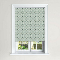 Lister Cartwright Olivia Bard Jaipur Indian  Blackout Roller Blinds Child Safety Included  (Green, 180 Cm Width X 140 Cm Drop)