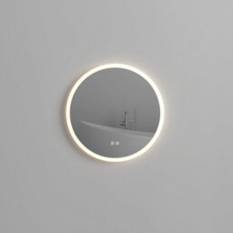 Durovin Bathrooms 400mm Wall Mounted Dark Gray Vanity Unit Include Basin With Illuminated Led Bathroom Round Mirror - thumbnail 9