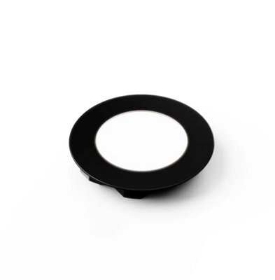Unknown Nero Recessed, Led Under Cabinet Light Natural White 4000 4500K Matt Black 65mm 2.3W, Single Light Only - image 1