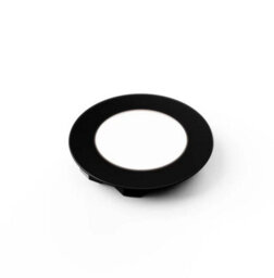 Unknown Nero Recessed, Led Under Cabinet Light Natural White 4000 4500K Matt Black 65mm 2.3W, Single Light Only