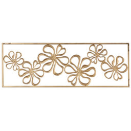Beliani Wall Decor Flower Cerium Metal 31 Cm Gold - thumbnail 4