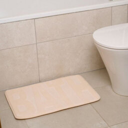 Urbn-Living Cream - Bath-Text Design Bath Mats - thumbnail 2
