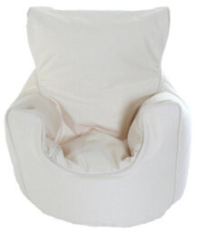 Bean Lazy Cotton Twill Natural Bean Bag Arm Chair Toddler Size