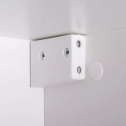 Arte Fly 21 Display Cabinet 40Cm White Gloss - Sleek Storage With Blue Led Accent - thumbnail 5