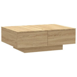 Vidaxl Coffee Table Sonoma Oak 90X60X31 Cm Engineered Wood Coffee Tables - thumbnail 2