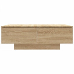 Vidaxl Coffee Table Sonoma Oak 90X60X31 Cm Engineered Wood Coffee Tables - thumbnail 4