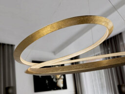 Luminosa Lighting Luminosa Eternity Integrated Led Pendant Ceiling Light Gold Dimmable 3000K Remote Control - Uk Stock - thumbnail 3