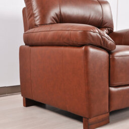 Furniture Instore Dalmore Genuine Leather Tan 3+1 Seater Sofa Set - thumbnail 9