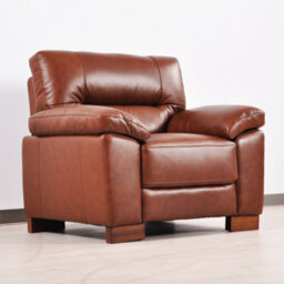 Furniture Instore Dalmore Genuine Leather Tan 3+1 Seater Sofa Set - thumbnail 7