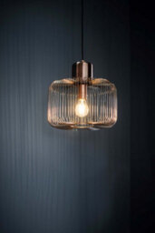 Anson Lighting Leone Single Pendant In Antique Copper Finish - thumbnail 7