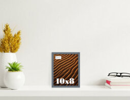10X8 Grey Picture Frame (25.4 X 20.3Cm) Poster, Photo, Artwork, Gallery Wall Or Print - thumbnail 2