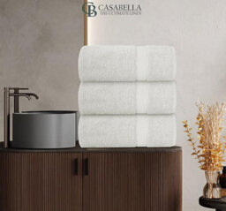 Casabella 3 Pack 90Cm X 180Cm Super Jumbo Extra Large Bath Sheet - thumbnail 6