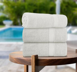 Casabella 3 Pack 90Cm X 180Cm Super Jumbo Extra Large Bath Sheet - thumbnail 1