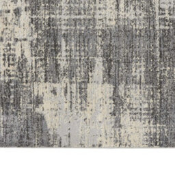 Grey Beige Modern Easy To Clean Abstract Rug For Dining Room Bedroom And Living Room-244Cm X 305Cm - thumbnail 4