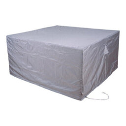 GoodHome Grey Square Coffee Set Cover (H)80Cm (W)160Cm