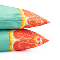 Gardenwize Pair Of Outdoor Garden Sofa Chair Furniture Scatter Cushions- Grapefruit - thumbnail 3