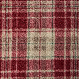 OHS Teddy Fleece Duvet Cover Set Pillowcase Bedding Check, Red - Single - thumbnail 4