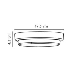Nordlux Cuba Outdoor Wall Light Black Plastic Sensor Intergrated Led Ceiling Or Wall Mounting - Mains Powered, Ip54 - thumbnail 5
