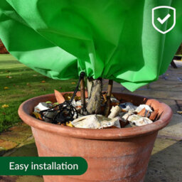 Green Thumbz 2 Pack Garden Fleece Plant Frost Protection - Horticultural Fleece With Drawstring For Winter Plant Cover - thumbnail 5