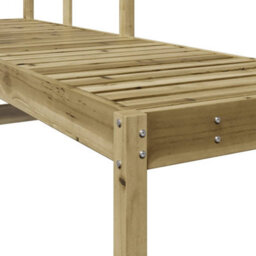 Berkfield Sun Lounger 199.5X62X55 Cm Impregnated Wood Pine - thumbnail 8
