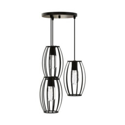 3 Way Vintage Industrial Pendant Light Hanging - thumbnail 1