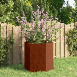 Walplus Planter Rusty 40X40X45 Cm Corten Steel - thumbnail 1