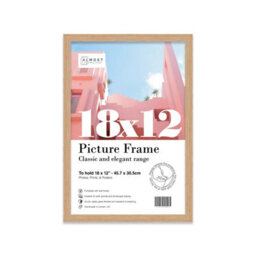 18X12 Oak Picture Frame (45.7 X 30.5Cm) Poster, Photo, Artwork, Gallery Wall Or Print - thumbnail 1