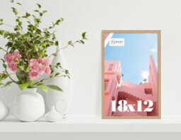 18X12 Oak Picture Frame (45.7 X 30.5Cm) Poster, Photo, Artwork, Gallery Wall Or Print - thumbnail 2