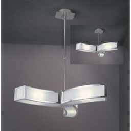 Luminosa Lighting Luminosa Duna E27 Pendant 3 Light L1, Polished Chrome - thumbnail 2