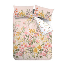 Catherine Lansfield Bedding Countryside Floral Floral Duvet Cover Set With Pillowcases Pink - thumbnail 6