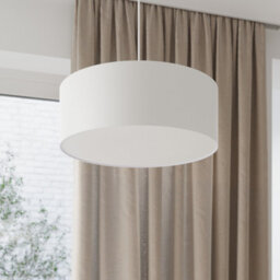 Sollux Lighting Rollo Fabric & Steel White 3 Light Classic Chandelier - thumbnail 8