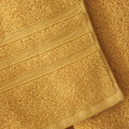 Catherine Lansfield Zero Twist Cotton Bath Sheet Ochre - thumbnail 2