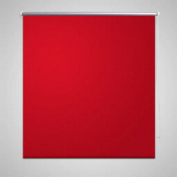 Berkfield Roller Blind Blackout 80 X 175 Cm Red - thumbnail 1
