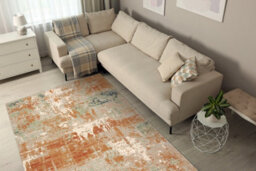 RugsX Wool Carpet Abby 486.13.la112 Osta Vintage, Modern Green Terracotta 160X240 Cm - thumbnail 5