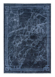 Blue Border Luxurious Modern Abstract Bordered Easy To Clean Living Room And Bedroom Rug-120Cm X 180Cm - thumbnail 5