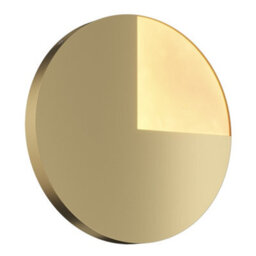 Luminosa Lighting Luminosa Jupiter Modern Integrated Led Wall Lamp Brass, 3000K - thumbnail 1